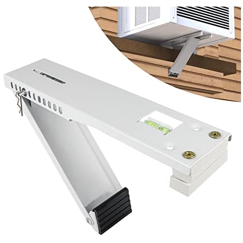 Air Jade Window Air Conditioner Bracket, Up to 85 lbs, Designed to Fit 5,000 to 12,000 BTU Window Unit, Light Duty Universal AC Support Brackets Cover