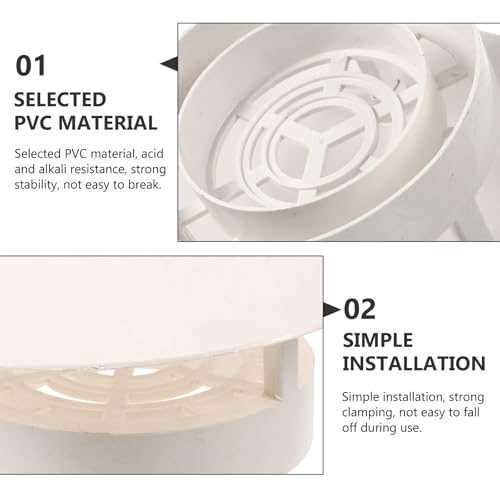 Installation simple anti-infiltration pour chapeau de cheminée en PVC - 8