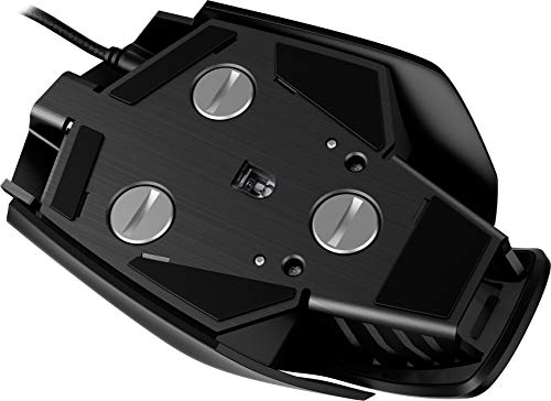 Corsair M65 PRO RGB Mouse Ottico da Gioco, RGB Retroilluminato, 12000 DPI, FPS, con Cavo, Sistema di regolazione del peso, Nero