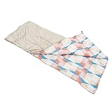 Oreilet Backpacking Sleeping Bag 32.4oz, with Hat, Soft and Breathable, 2 Way Zipper and Hook, Update Hollow Cotton, for 3-4 Season Camping, Hiking Kids & Adults