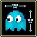 PacMan Ghost Light Table Lamp - 16 Color Options - Changes Colors to Music - USB Powered