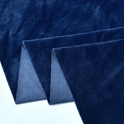 DIYLITTLE Navy Blue Minky Fabric, Super Soft Short Pile Plush, 1 Yard by DIYLITTLE - Used condition - Image 5