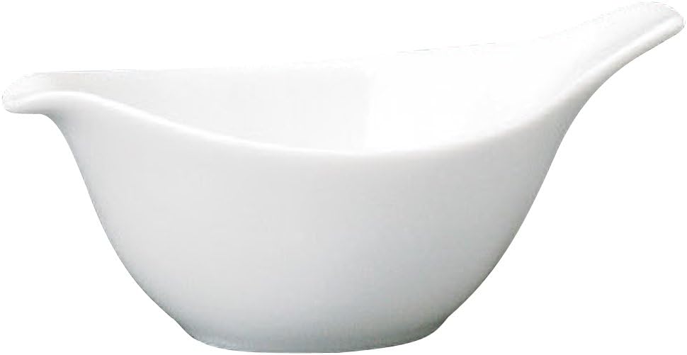 Yamasita Craft 11720200 White Porcelain Chick Dressing, Small, 2.2 x 3.5 x 1.8 inches (5.6 x 9 x 4.5 cm), 2.0 fl oz (60 cc)