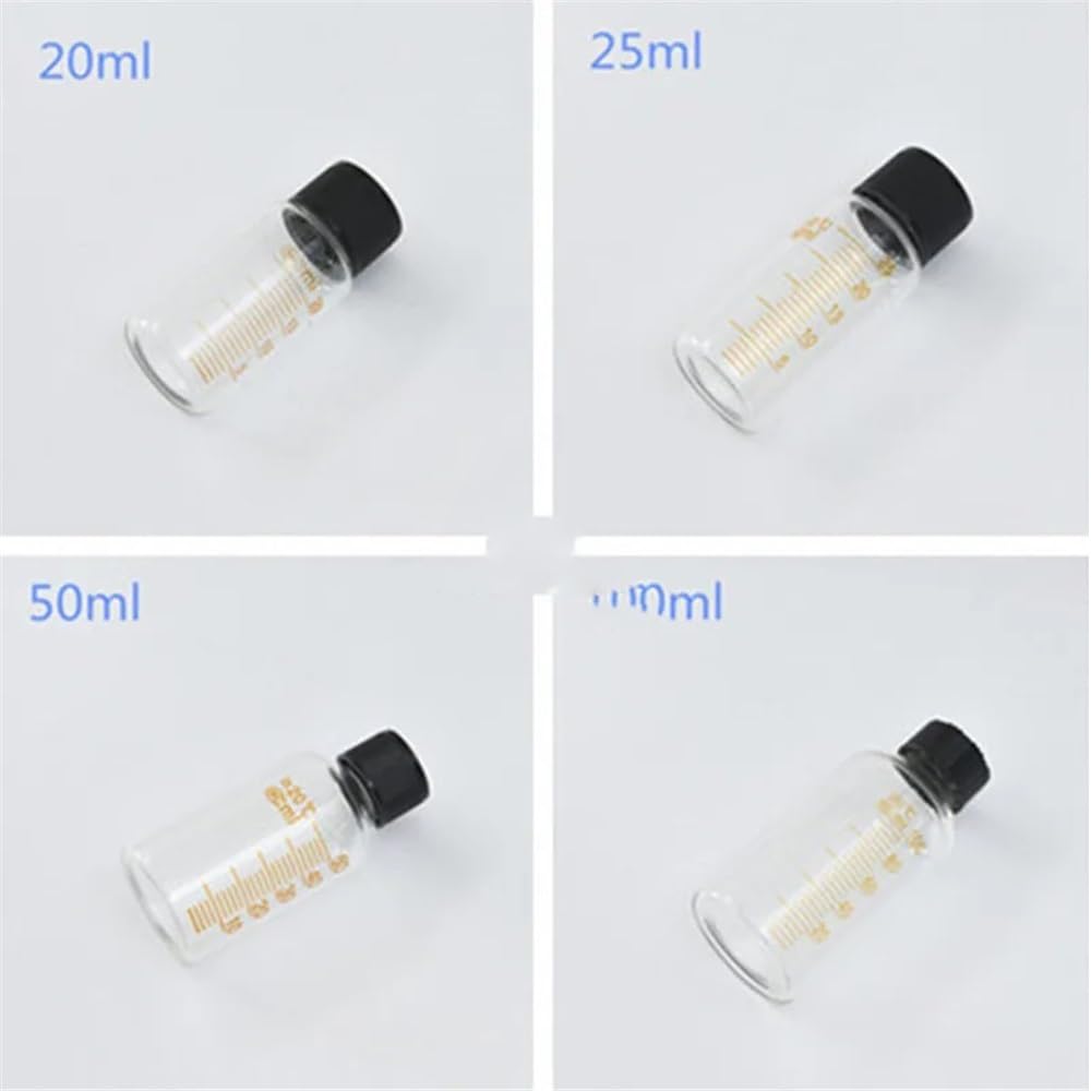 Laborgeräte und -ausrüstung 5 ml bis 1000 ml Labor graduierte runde Reagenzflasche aus Glas Serum-Graduierungsprobenfläschchen(1000ml 1pcs)