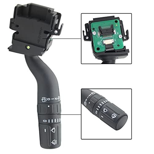 Zzcsz Sw7688 Windshield Wiper Switch Assembly Replacement For 2011-2015 Ford Edge, 2011-2019 Explorer, 2013-2018 Ford Police Interceptor Utility | 2011-2017 Lincoln Mkx Replaces# Db5Z-17A553-Ab #TOP2