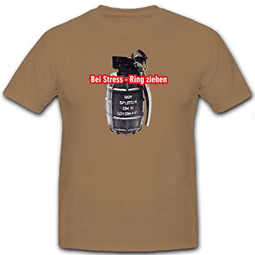 T-shirt grenade humour militaire idéal pour vos sorties décontractées en taille XXL
