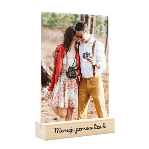 Marcos de Fotos originales | Regalo Dia de la Madre | Regalos Personalizados | Fotos Personalizadas Regalo Aniversario Pareja Regalos Originales para Mujer Regalos Originales para Hombre ( Con Base )