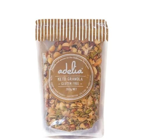 Adelia Keto Granola 350G - This Irresistible Blend Of Raw Natural Ingredients Makes Our Keto Granola Blend The Perfect High Protein, Low Carbohydrate Start To The Day. #TOP1