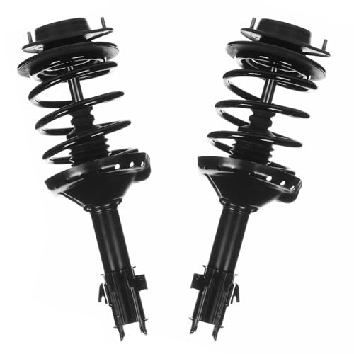 Image of Detroit Axle - 6pc Struts Sway Bars for 2008-2011 Subaru Impreza, 4 Front Rear Struts with Coil Spring 2 Front Sway Bar End Links 2009 2010 Replacement Suspension Kit