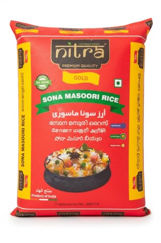 NITRA - Sona Masoori Rice 18 Kg (Gold)