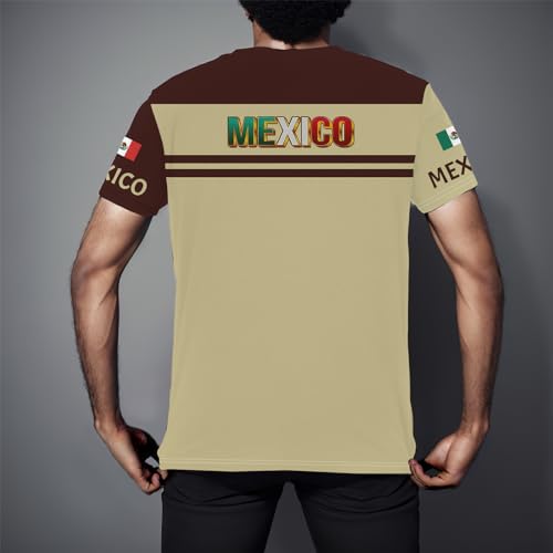 FAYBA Aztec Mexican Shirts Short Sleeves Summer Mexico Shirt Mexico Jersey Unisex 3D Shirts4