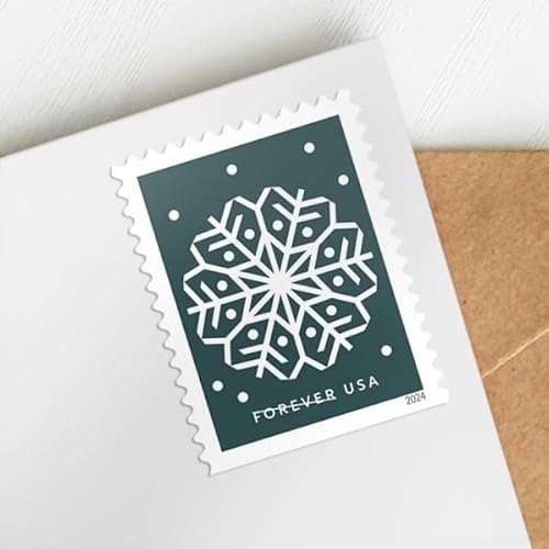 United States Postal Service Selos postais extravagantes de inverno de primeira classe (1 livreto, 2
