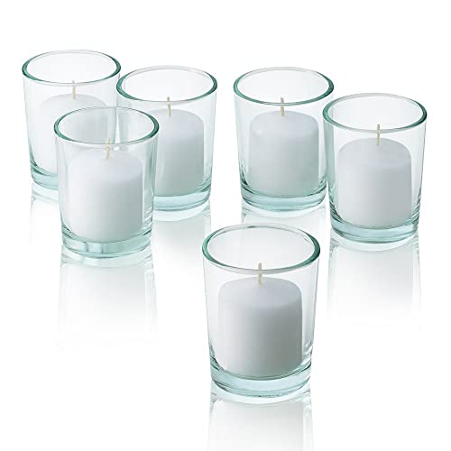 Bulk Pack Of 144 White Votive Candles - Box Of 144 Unscented Candles - 10 Hour Burn Time - Bulk Candles For Weddings, Parties, Spas And Decorations #TOP4