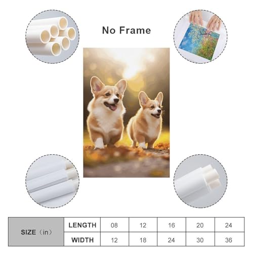 Toile murale corgi pour embellir un mur vide de chambre - 2
