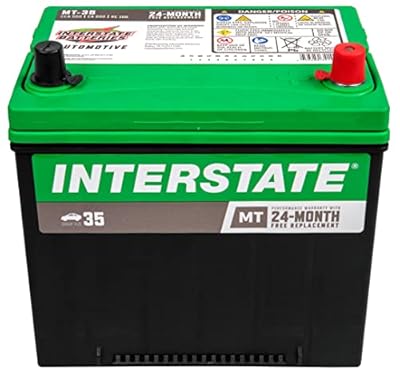 Interstate Batteries Group 35 Car Battery Replacement (MT-35) 12V, 550 CCA, 24 Month Warranty, Replacement Automotive Battery for Cars, Trucks, SUVs, Minivans