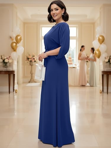 Image of KOH KOH Womens 2026 Flowy Formal Batwing Sleeve Evening Casual Gown