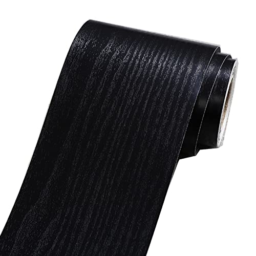Redodeco 10 Meters Peel And Stick Borders Black Wallpaper Border Black Wood Grain Frame Border For Wall Ceiling Bathroom Mirror #TOP3