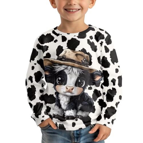 Image of Uourmeti Girls Graphic Tees Long Sleeve T Shirts for Teens Casual Tshirts Junior Sportswear Fall Tops