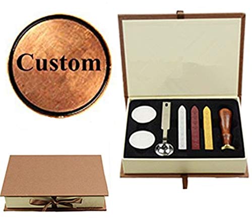 Sceau à cire monogramme pour cacheter vos invitations de mariage et lettres avec élégance