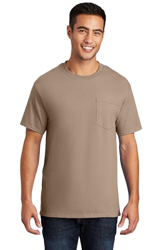 Clothe Co. Mens Heavyweight Cotton Pocket T-Shirt Plain Tee (Available in Big & Tall)3