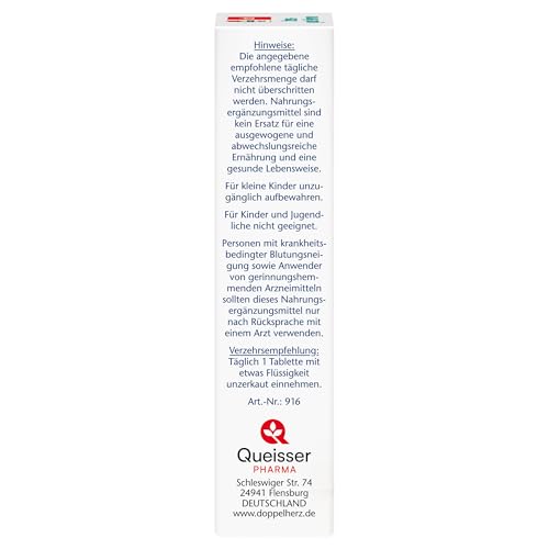 Doppelherz Stress - gute Nerven - mit den Vitaminen B1 & B5, mit Extrakt aus Melissenblättern & Ginkgo Biloba - 30 Mini-Tabletten