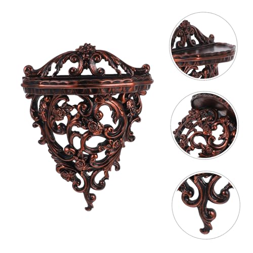 Étagère murale flottante vintage 45 cm support de rangement métal - 8