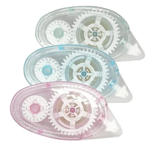 Ympeka 3Pack Roll On Tape Double Sided Tape For Crafts Scrapbooking Tape, Permanent Adhesive Tape Dispenser Runner Glue Tape Roller, Scrapbook Supplies For Adults, Photo Tape Arts Projects（8Mm*10M） #TOP7