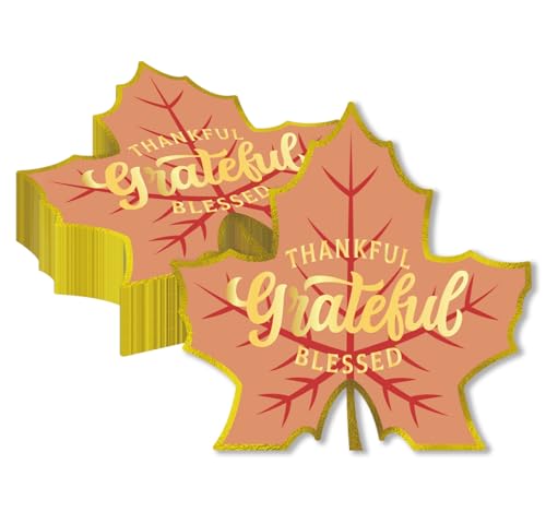 60 Pack Thanksgiving Maple Leaf Napkins, Disposable Hand Paper Towels