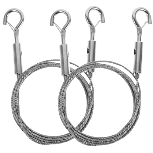 Cable de acero inoxidable de 2mm para colgar cuadros pesados y espejos grandes con ganchos