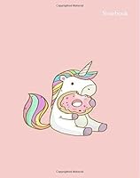 Notebook: Unicorn Donut Cute College Ruled Composition Notebook Journal 1722009241 Book Cover