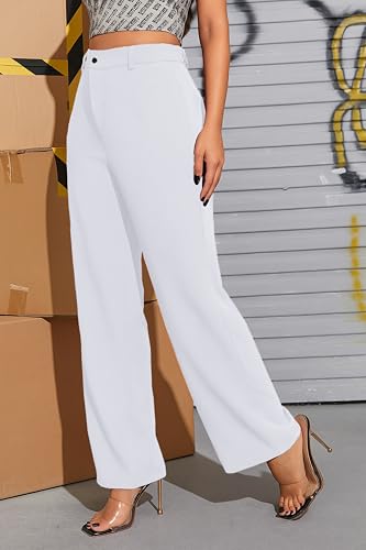 Image of Lycra Trouser for Women - Straight Fit Ankle Length Formal Pant for Office & Casual Wear, Classy Solid Pattern & Plain Design, Comfortable & Stretchable