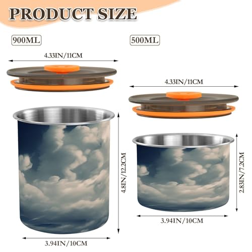 Envase Hermético de Acero Inoxidable para Café 17oz miniatura 2