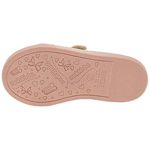 Tênis Casual Menina Molekinha Glitter Rosa