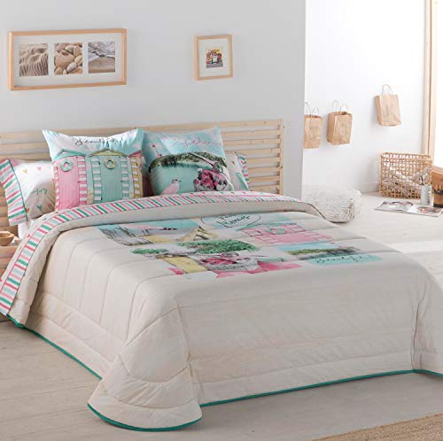 TEXTILONLINE - Colcha Bouti Life (Cama 90 cms, Unico)