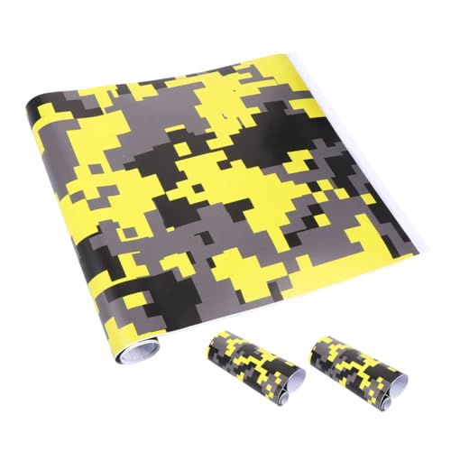 Film vinyle camouflage voiture PVC covering automobile 3 pièces haute résistance