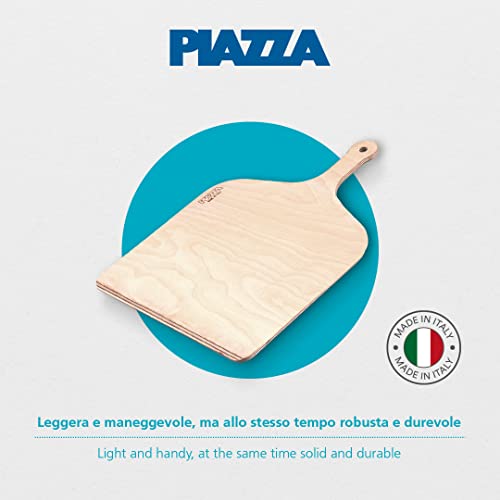 Miniatura 7 de Piazza - Pala Para Pizza De Abedul De 30 X 42,5 Cm, Pala De Cocina Rectangular, Para Horno Apta Para Todo Tipo De Hornos Fabricada En Italia