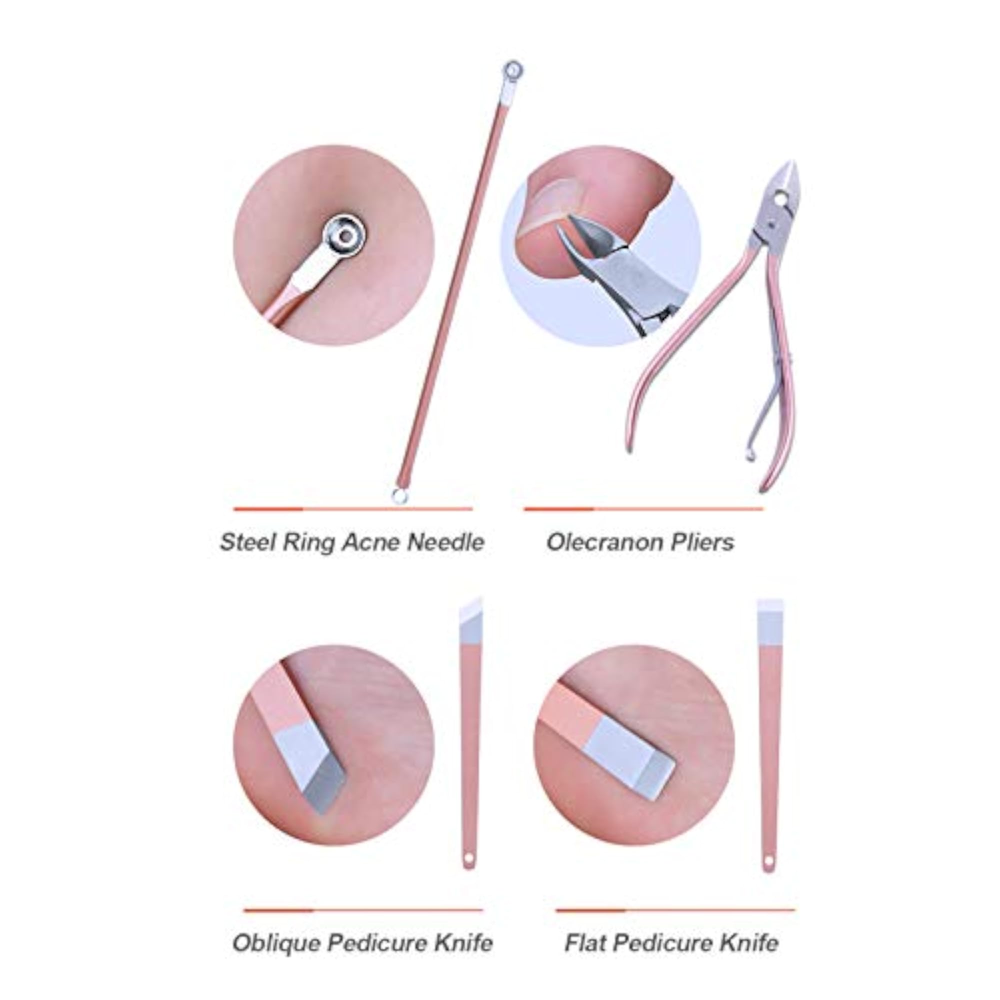 23PCS Professional Manicure Set with Case