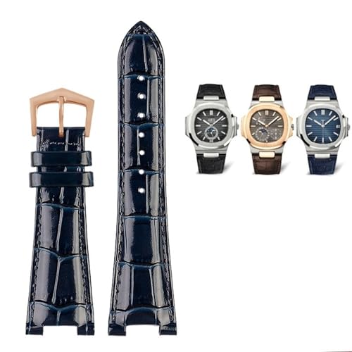 Ceinture de montre en cuir véritable 25mm bracelets de montre pour hommes 5711