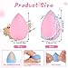 40Pcs Mini Makeup Sponge Multi Colored Beauty Sponges Blender Professional Blender Sponges Super Soft Facial Makeup Tools for Foundation, Powder, Liquid