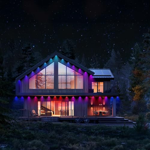 LIFX 50ft Permanent Outdoor Light Extension, Smart RGBW LED Strip, Wi-Fi Enabled, Supercolor, Compatible with Alexa, Google, Requires Base Kit for Holiday & Everyday Use, LFXSL50-30/LED/50EXT by LIFX - Image 6
