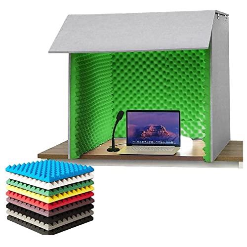 Cabine d'enregistrement vocal portable et écran de studio de bureau - 2