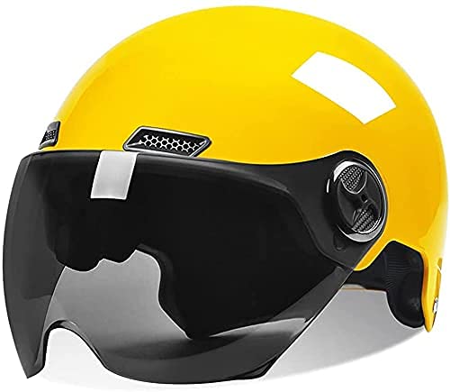 Casque moto rétro certifié DOT type casquette baseball pour éviter l'éblouissement en cyclomoteur