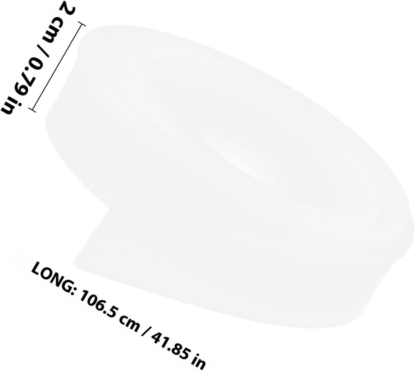 Squeegee Replacement Flexible Silicone Strip 105cm image 2