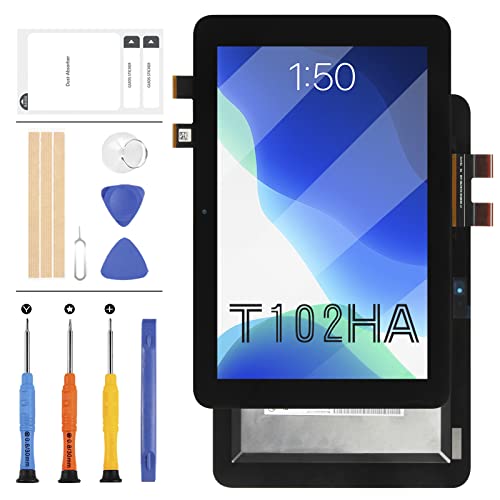 LADYSON Kit de réparation d'écran de rechange pour Asus Transformer Mini T102HA T102H LCD Écran tactile Digitizer Vitre Assemblée Kit de réparation