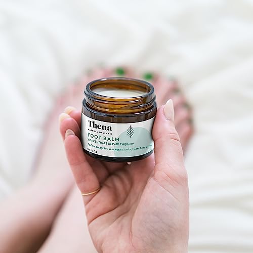Thena Extra Strength Foot Repair Balm For Athletes Foot Treatment Dry Heels Itchy Cracked Feet Toenails Jock Itch Rashes Ringworm Treatment For Humans Best Natural Foot Care #TOP7