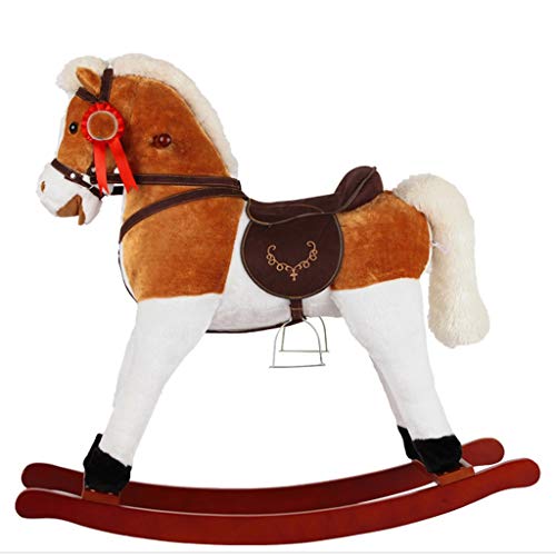 Schaukelpferd QIQIDEDIAN Baby-Schaukelstuhlpferdplastikmusik-Schaukelpferdgroßes verdickendes Kinderspielwaren 1-2 Jahre… – Bild 4