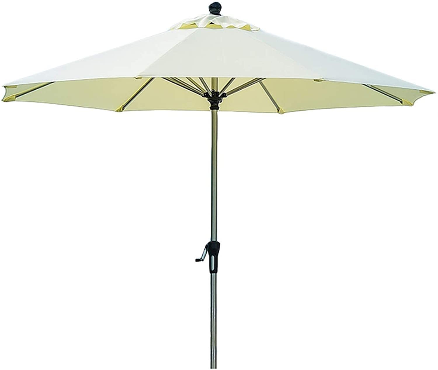 Parasol de patio de 9 pies contra el calor solar en mesas de jardin y zonas de piscina 8