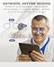DIDINSKY Prado Round Armless Reading Glasses – Compact Travel Reading Glasses with Case – Anti-Glare, Anti-Scratch – Klein