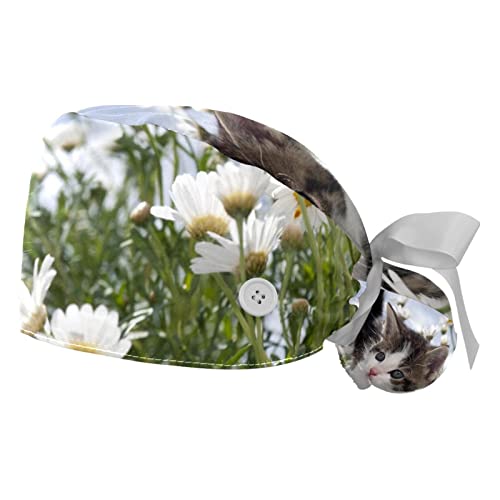 Chapeaux de travail chat lot de 2 casquettes respirantes mixtes