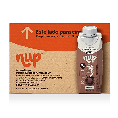 NUP Bebida Láctea UHT Chocolate 17g de proteínas 250ml